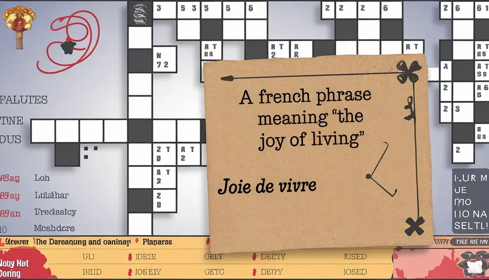 Joie de Vivre Crossword Clue