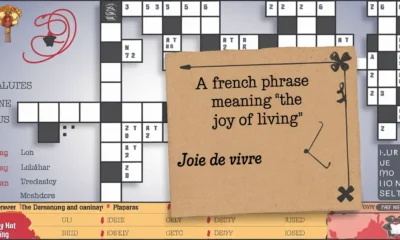 Joie de Vivre Crossword Clue