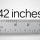 how tall is 42 inches