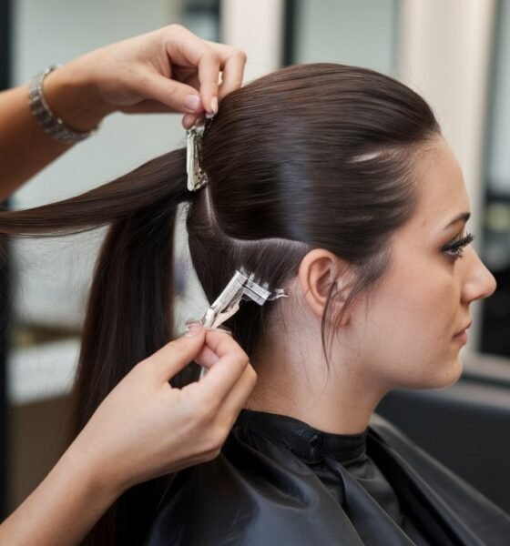 how do you put clip in hair extensions